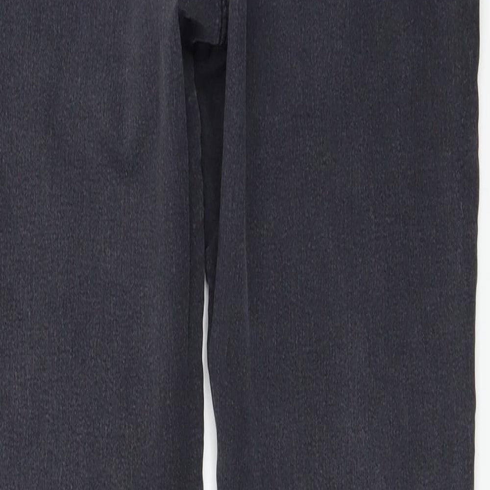 denim co Womens Grey Straight Jeans Size 12 L25 in