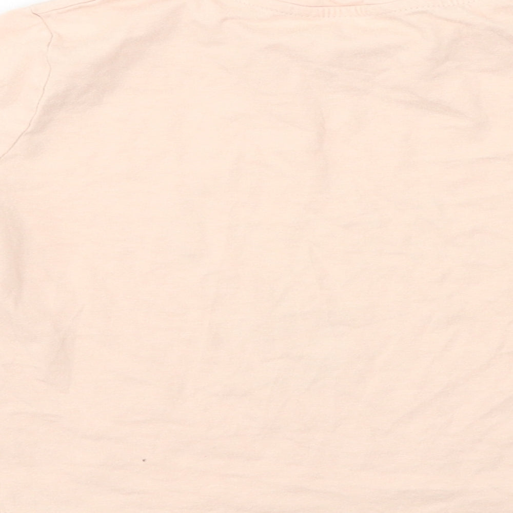 Mng Girls Pink Basic T-Shirt Size 5 Years