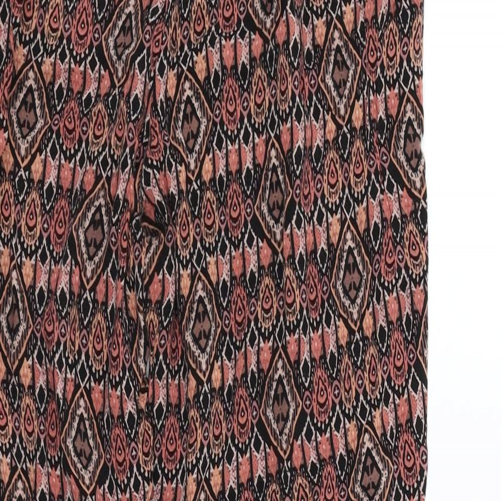 Atmosphere Womens Black Geometric Jegging Trousers Size 12 L25 in