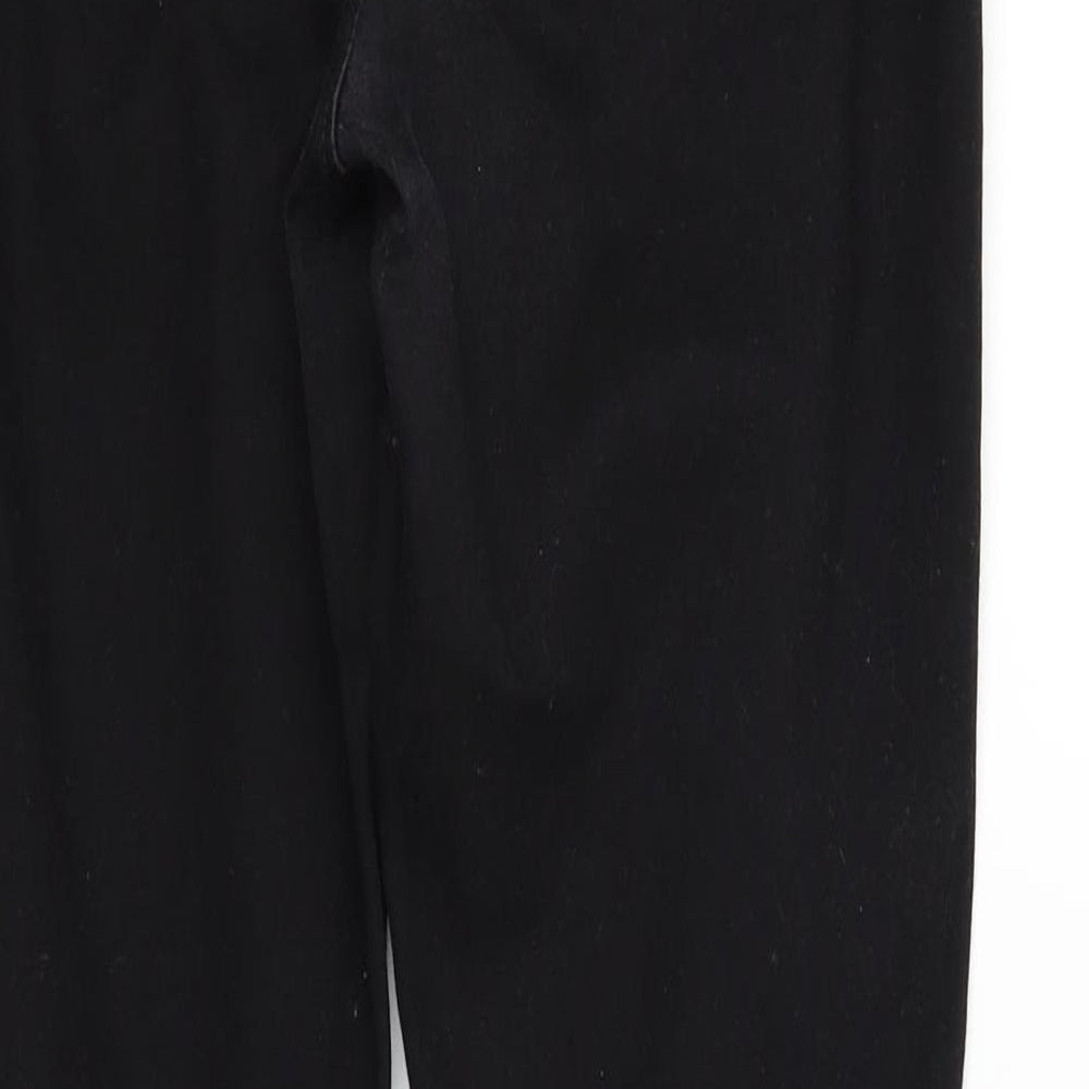 Very Womens Black Straight Jeans Size 12 L25 in