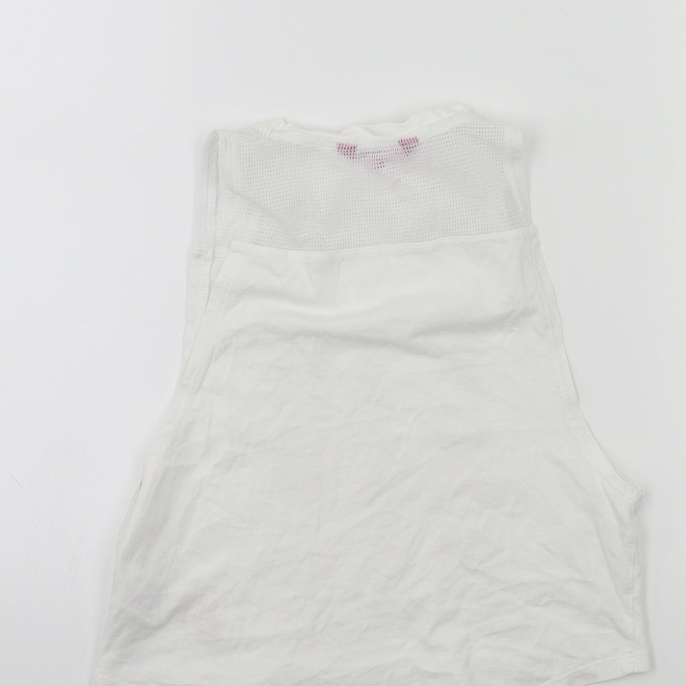 Pineapple Girls White Basic Tank Size 5-6 Years