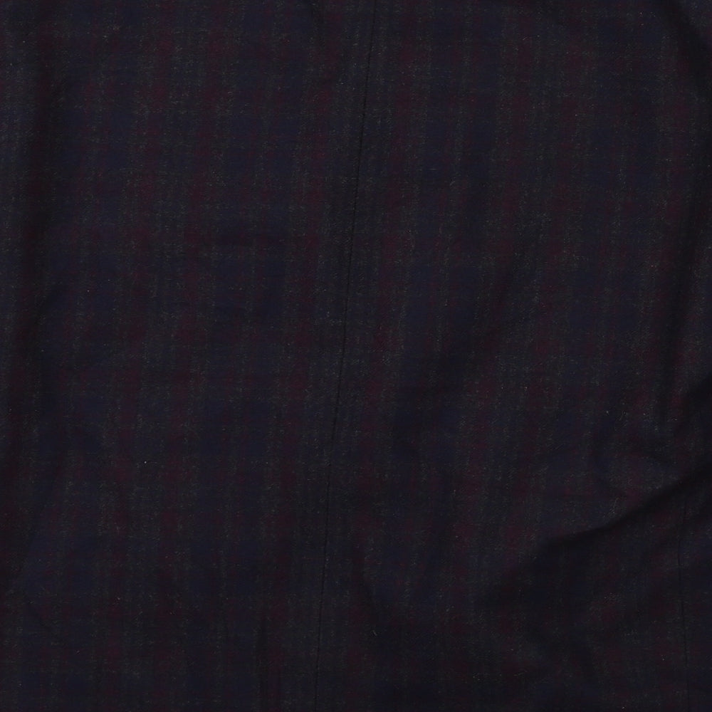 Preworn Mens Blue Striped Jacket Suit Jacket Size 42