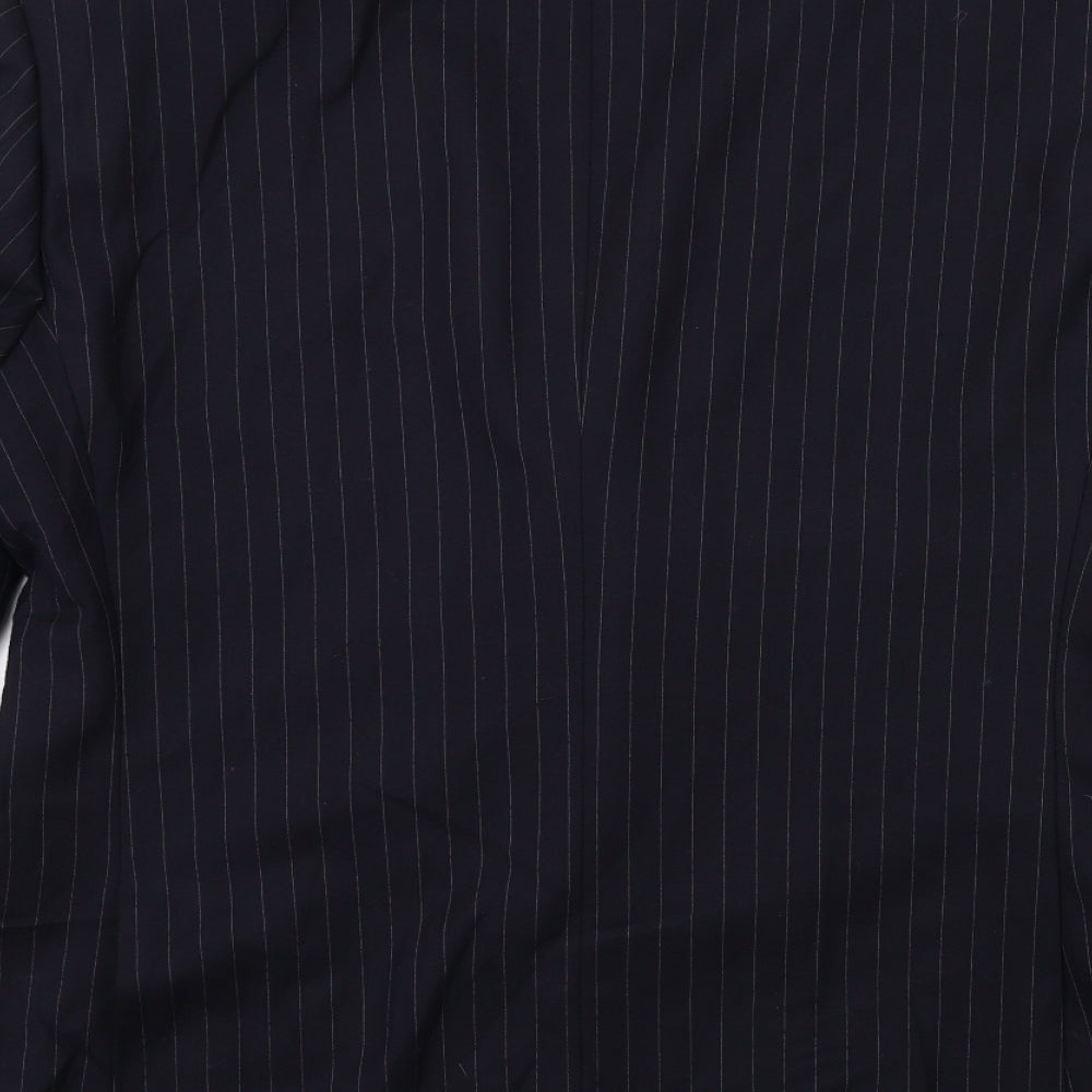 NEXT Mens Blue Striped Jacket Suit Jacket Size 42