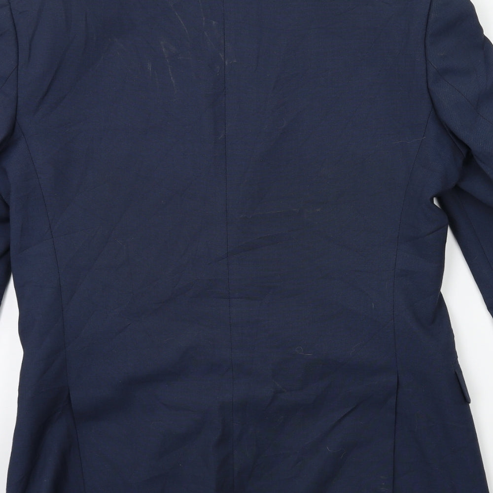 Marks & Spencer Mens Blue Jacket Suit Jacket Size 36