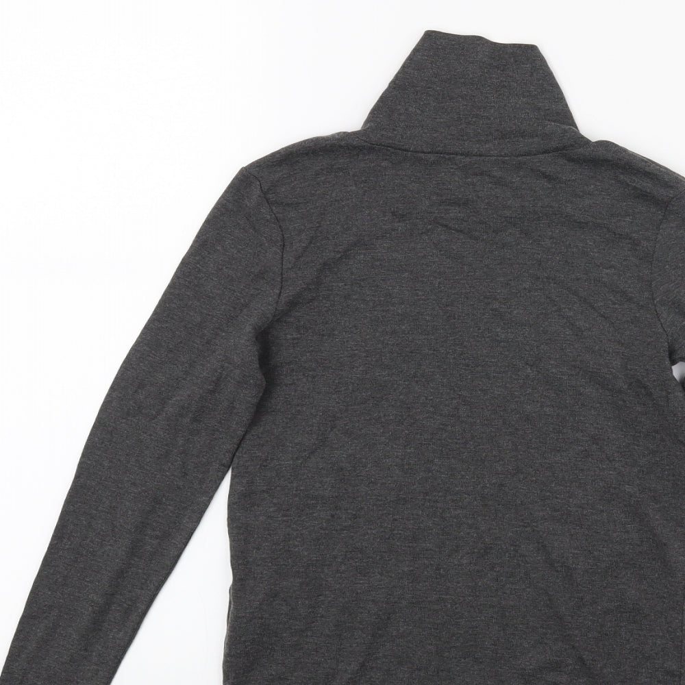 H&M Girls Grey Pullover Jumper Size 7-8 Years