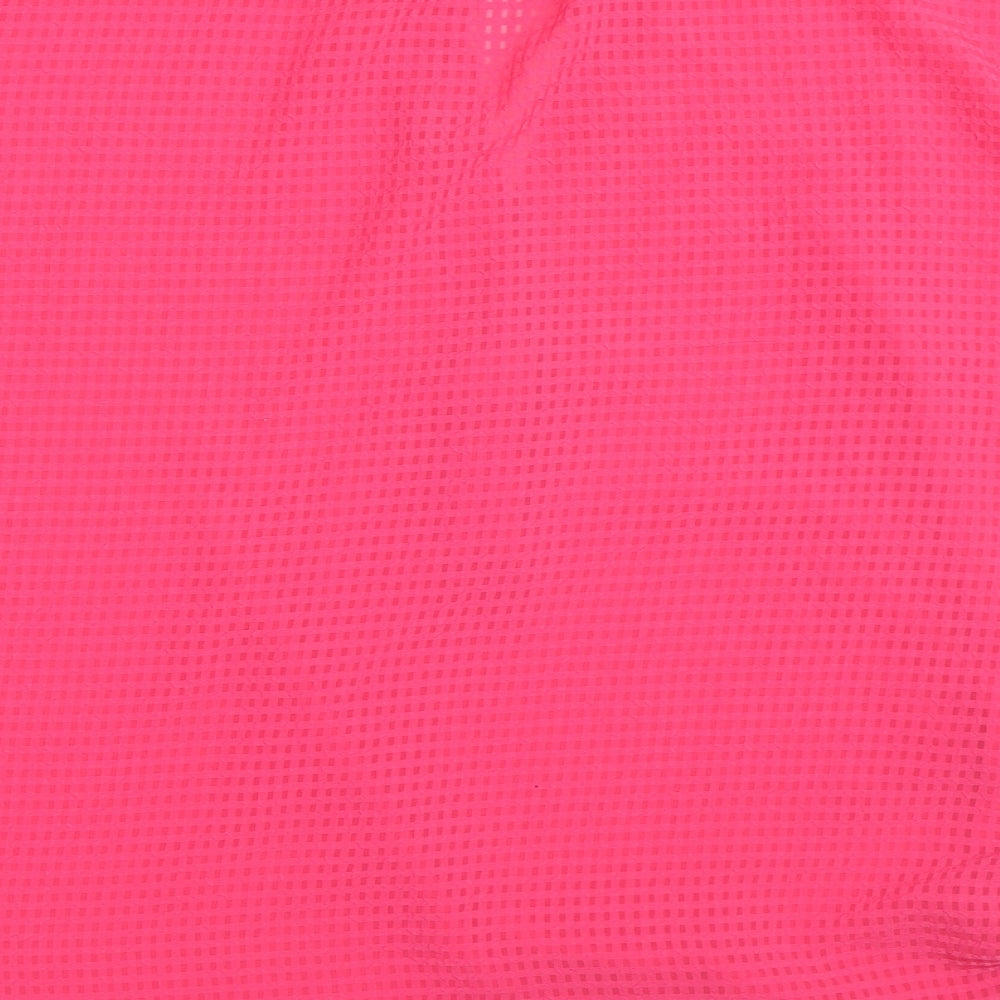 Marina Kaneva Womens Pink Basic Blouse Size 12 - Cold shoulder
