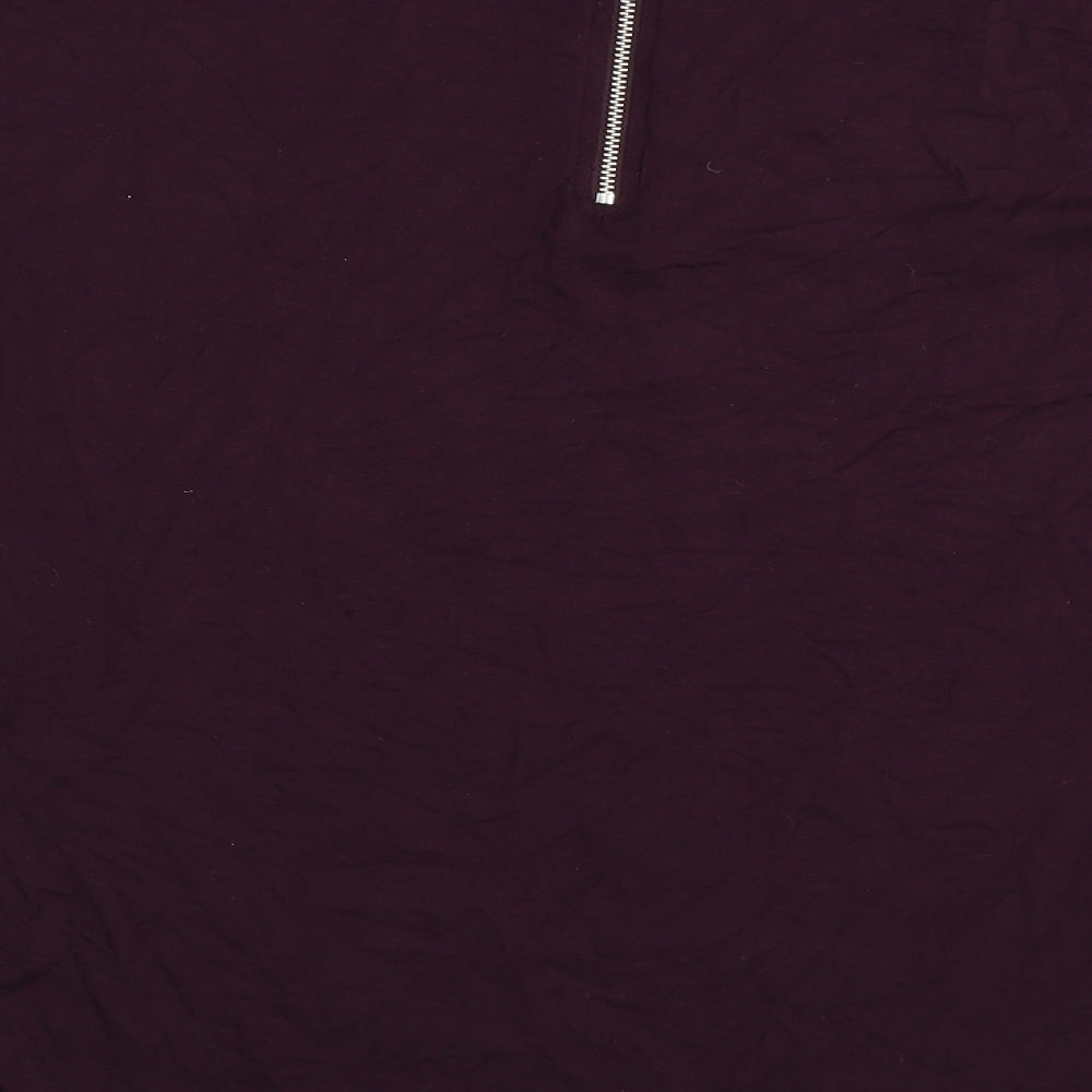 Select Womens Purple Basic T-Shirt Size 12