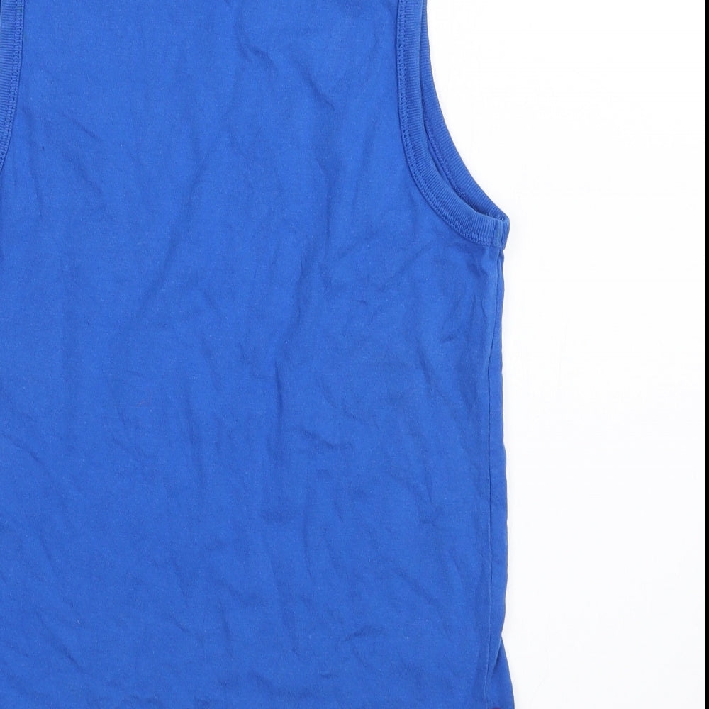 Slazenger Boys Blue Basic Tank Size 7-8 Years