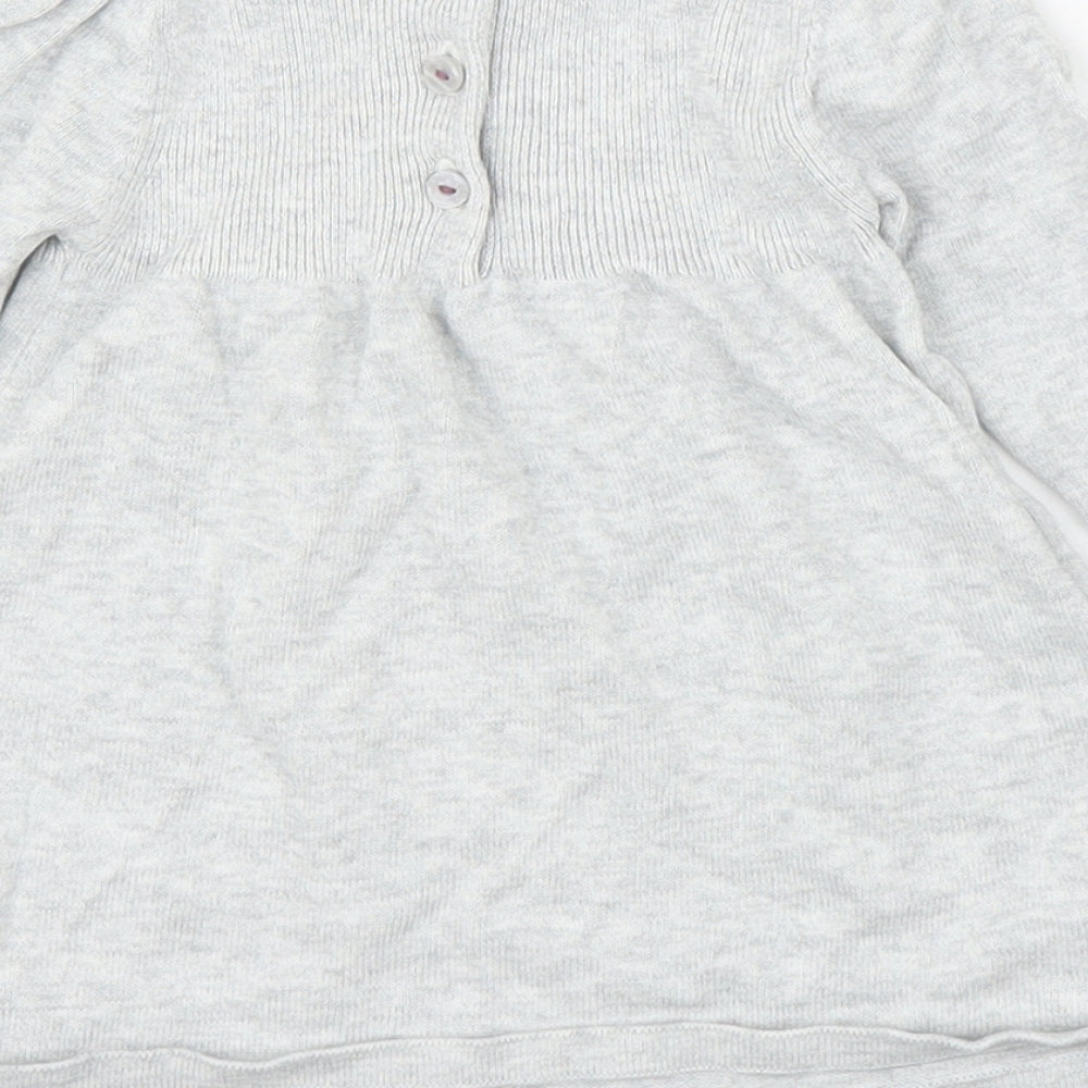 Marks & Spencer Girls Grey A-Line Size 0-3 Months
