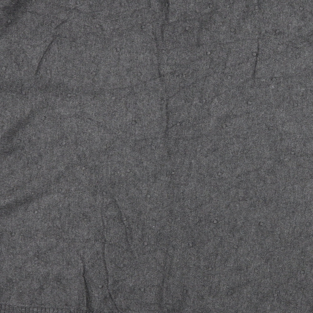 Paramour Womens Grey Knit Pullover Jumper Size XL - Embellished Shoulders