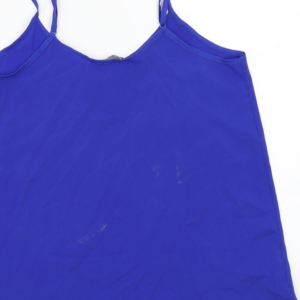 Select Womens Blue Basic T-Shirt Size 12