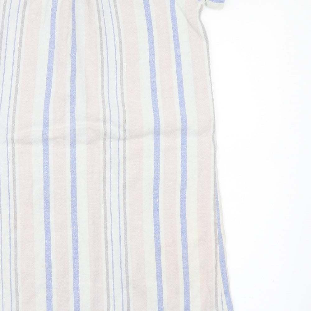 TU Womens Pink Striped A-Line Size 10