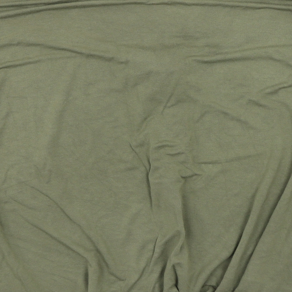 Brave Soul Womens Green Basic T-Shirt Size M