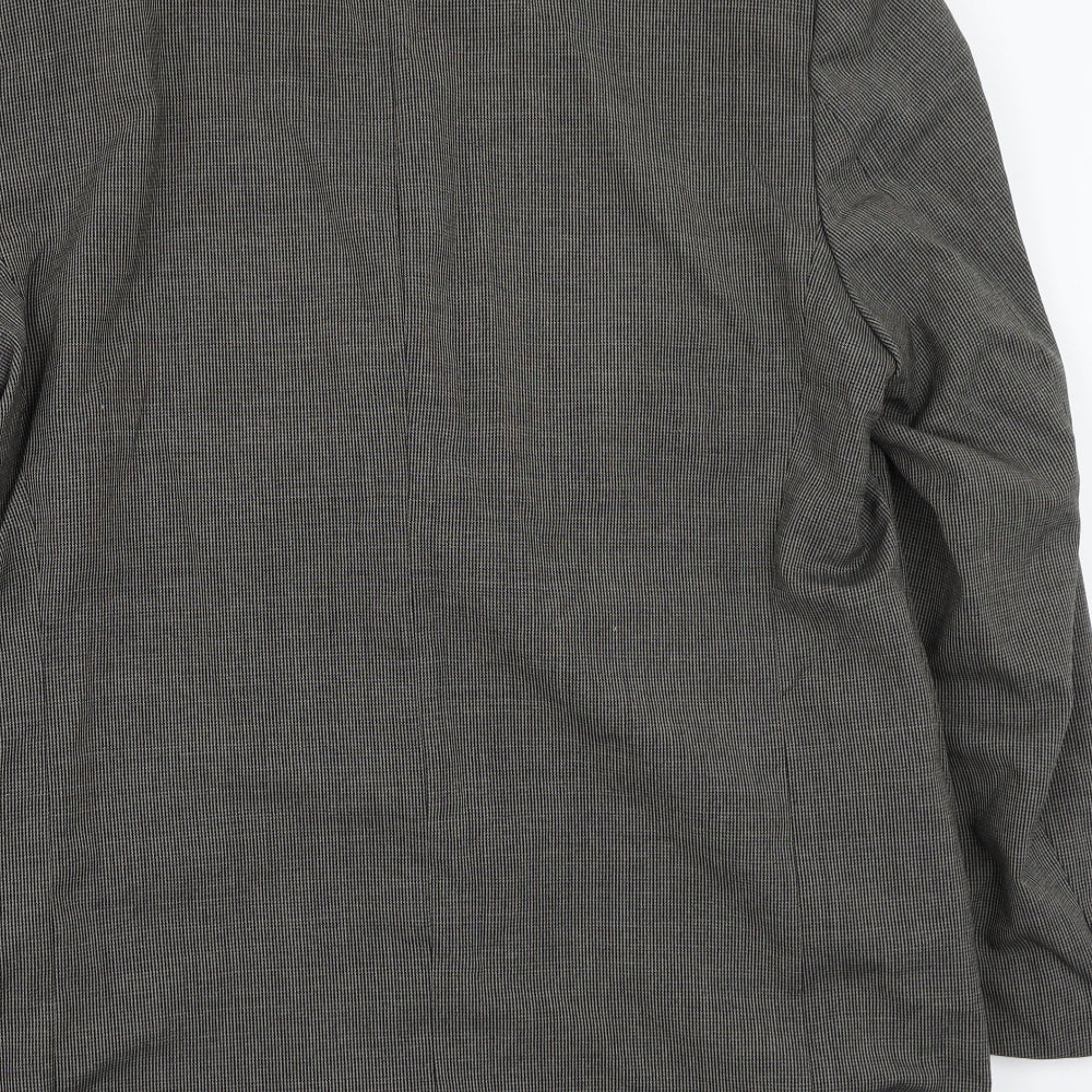Burton Mens Grey Jacket Suit Jacket Size 44