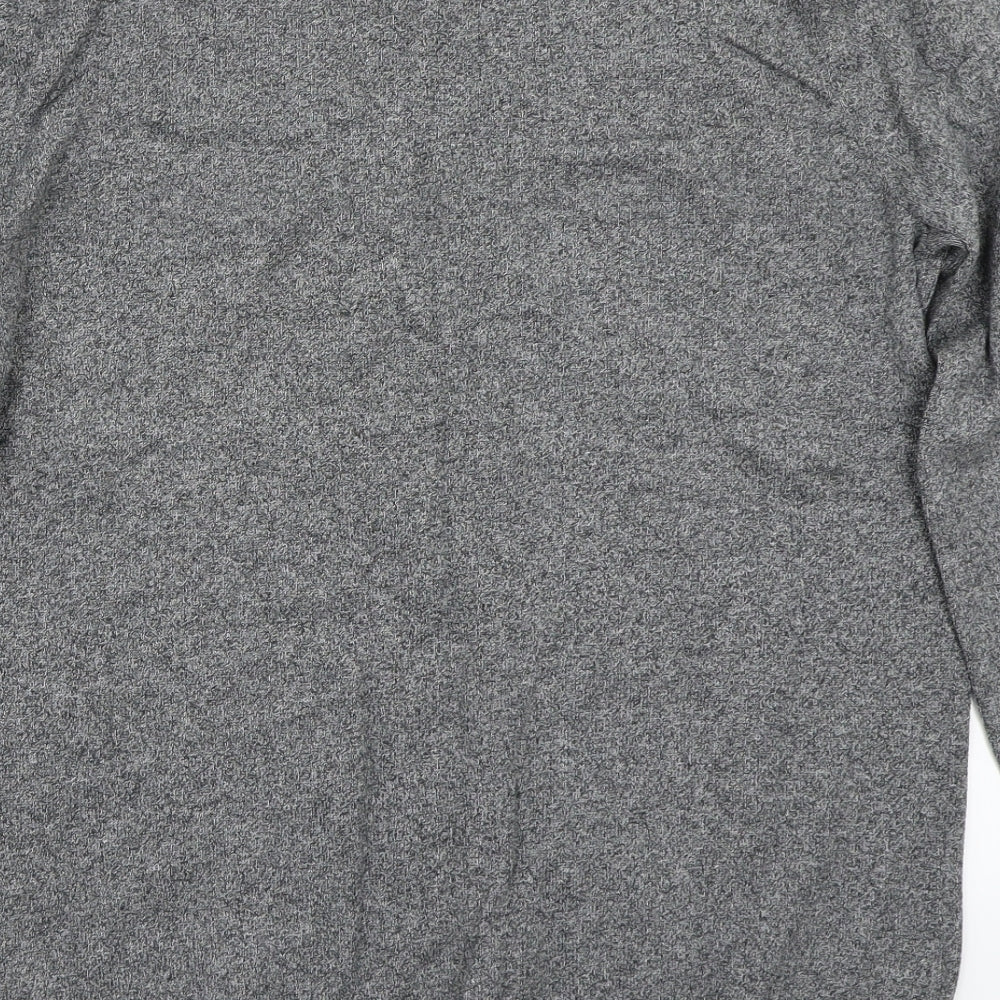 Topman Mens Grey Pullover Jumper Size M