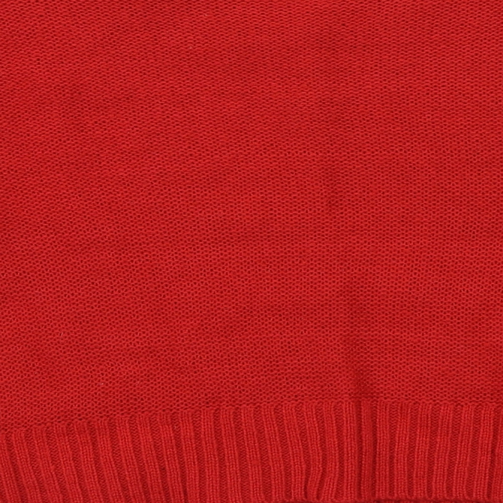 Newlook Womens Red Pullover Jumper Size L