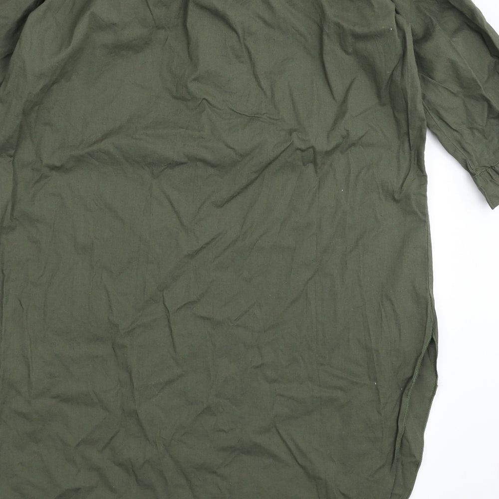 New Look Womens Green Basic Blouse Size M