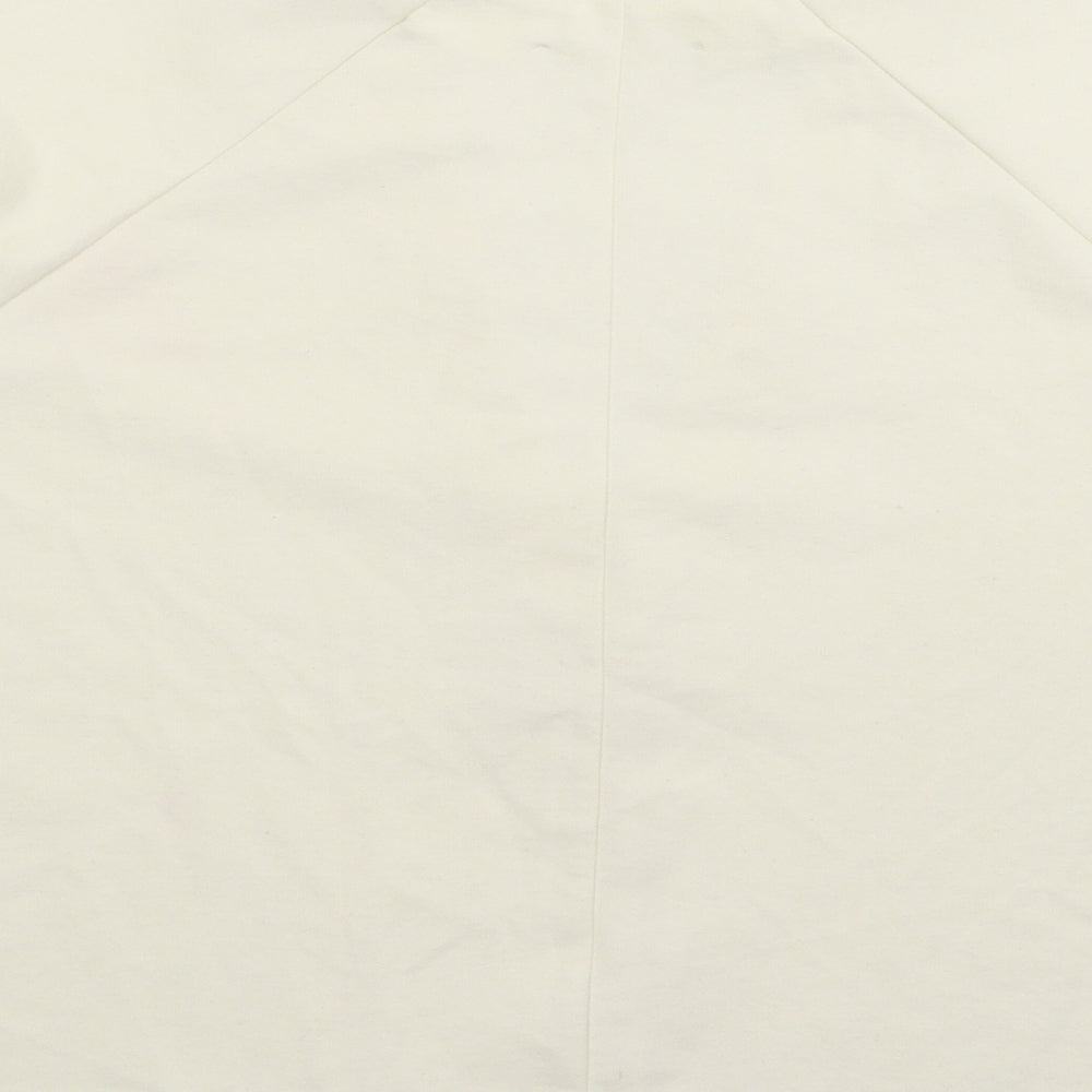 Zara Womens White Basic T-Shirt Size S