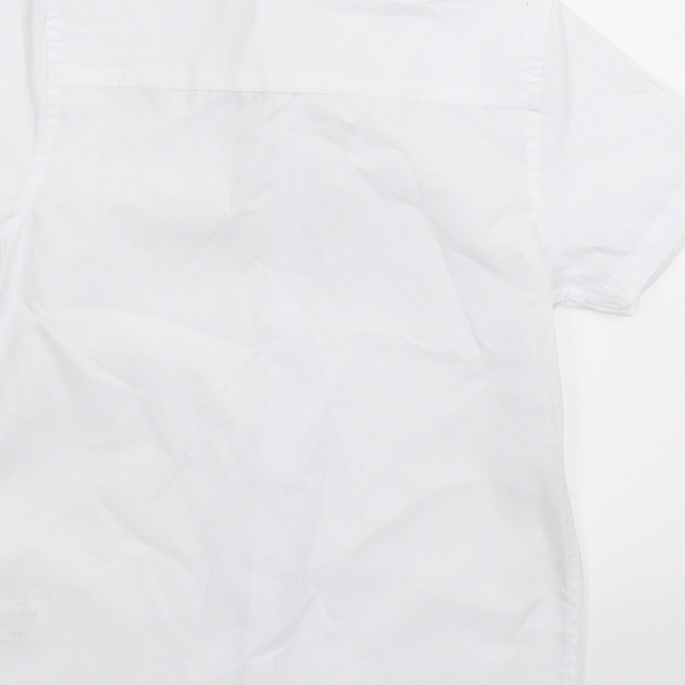 NEXT Boys White Basic Button-Up Size 7 Years