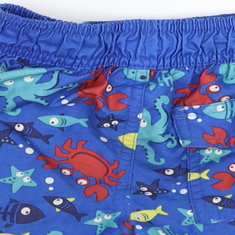 George Baby Blue Cropped Trousers Size 12-18 Months - Shorts