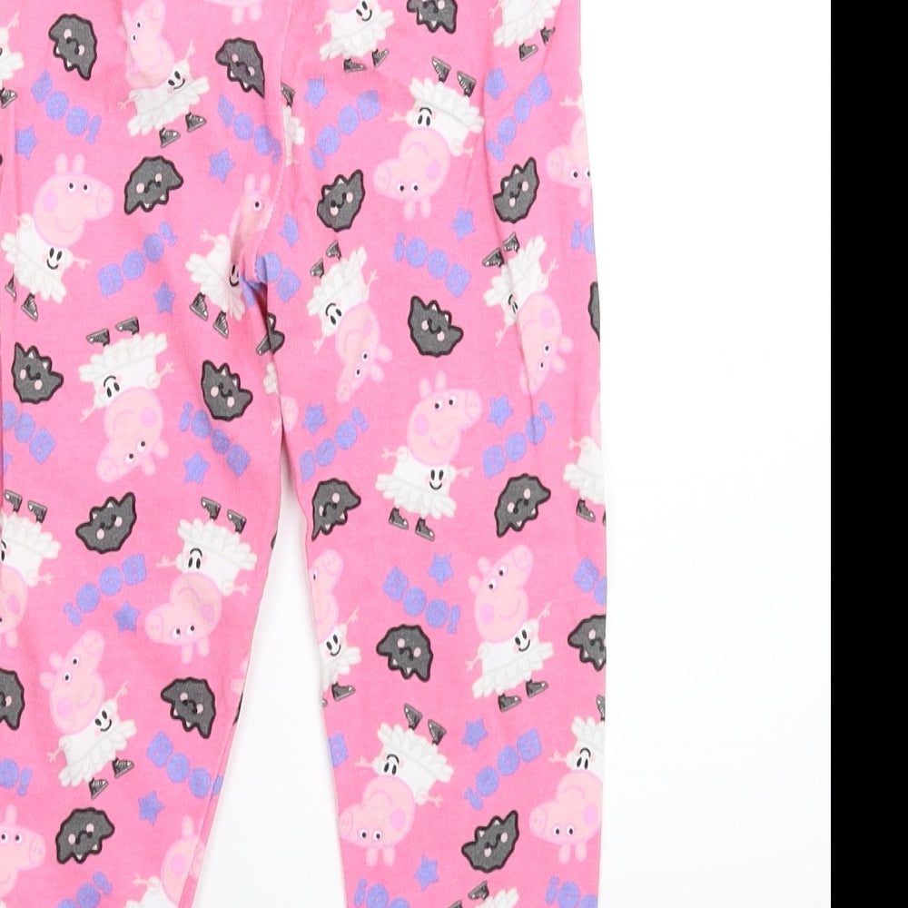 TU Girls Pink Solid Cami Pyjama Pants Size 3-4 Years