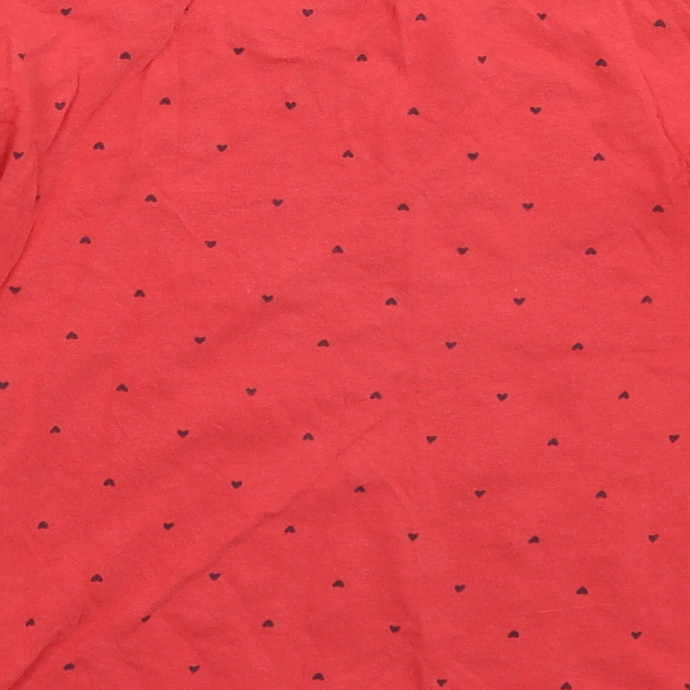 Cool Club Girls Red Basic T-Shirt Size 9-10 Years