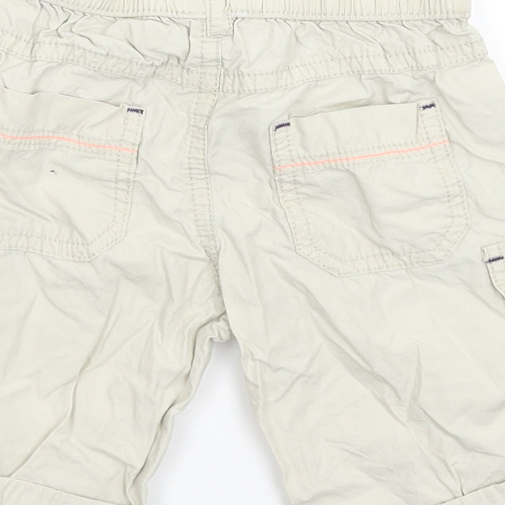 Nutmeg Baby Grey Cargo Trousers Size 3-6 Months