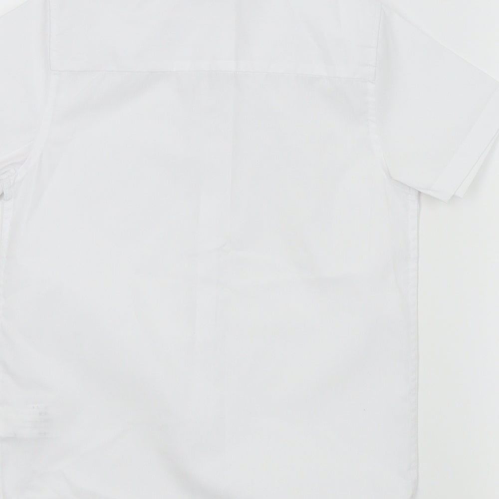 NEXT Boys White Basic Button-Up Size 7 Years