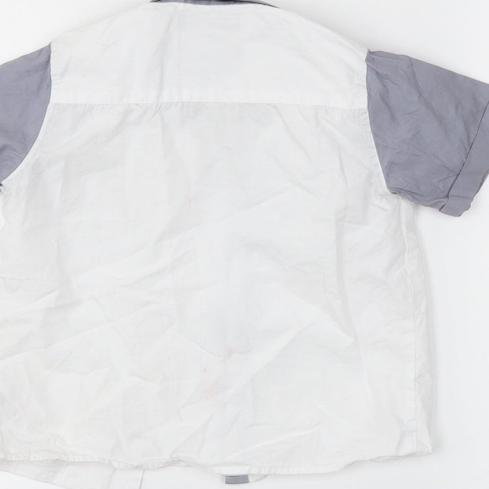 NEXT Girls White Basic Blouse Size 3-4 Years