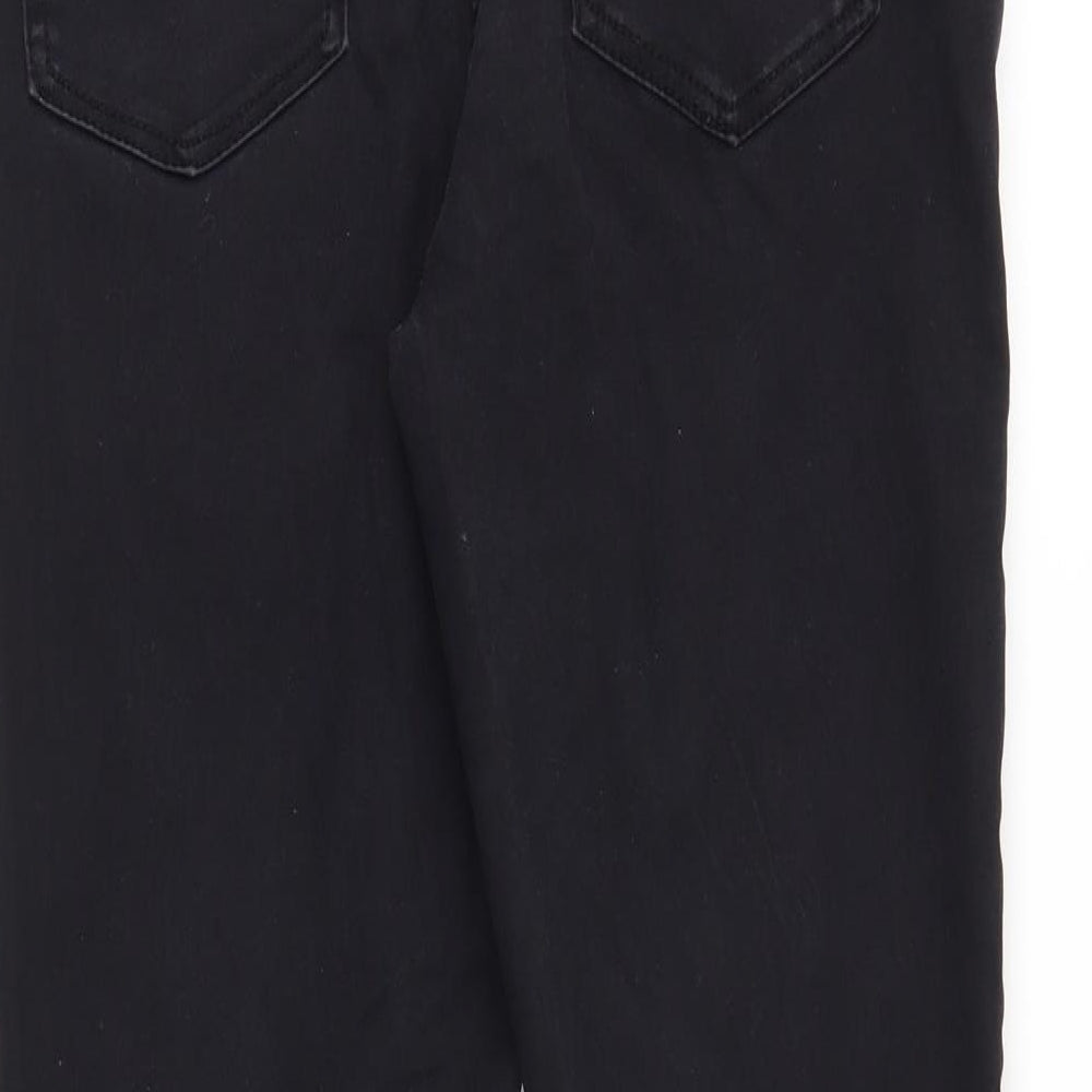 DenimCo Womens Black Denim Skinny Jeans Size 14 L26 in
