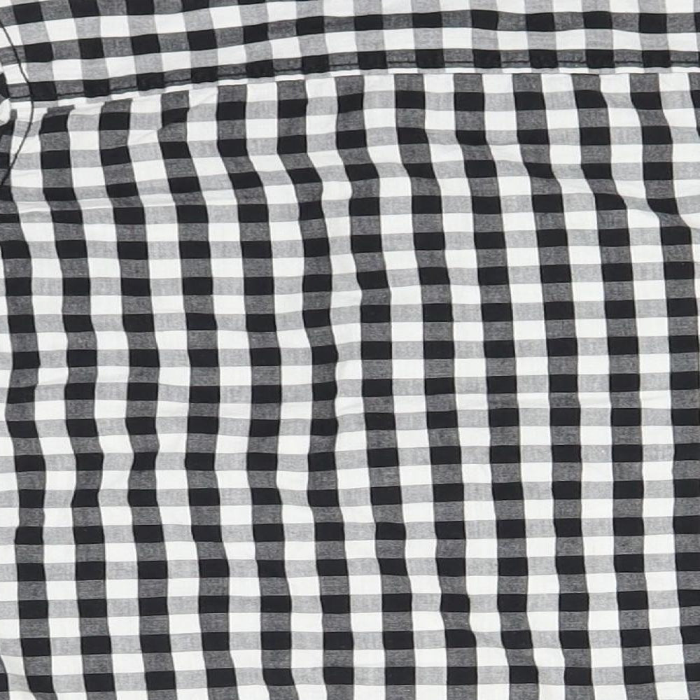 St Bernard Boys Black Check Basic Button-Up Size 4 Years