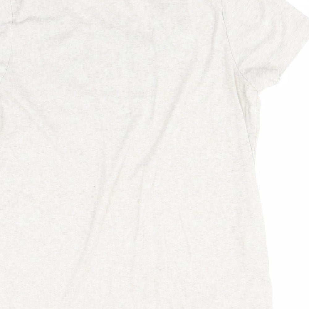 BM Womens Beige Basic T-Shirt Size M