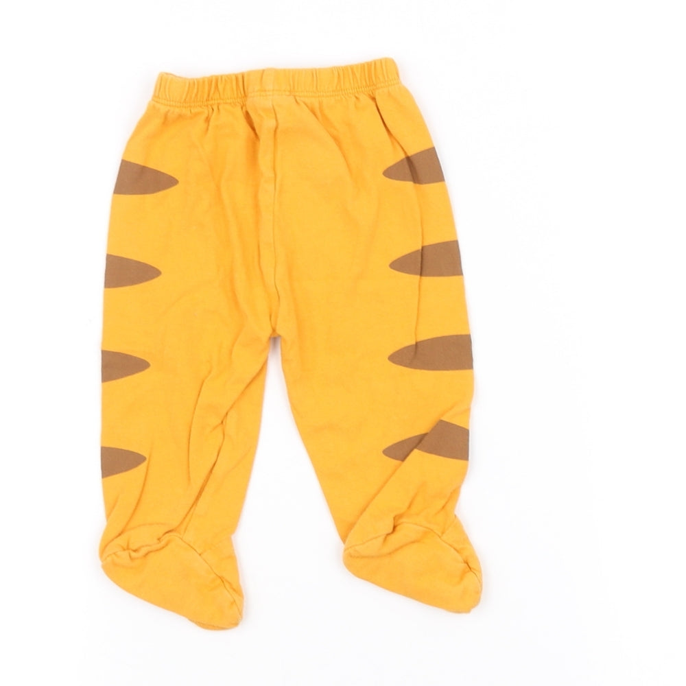 Disney Baby Orange Sweatpants Trousers Size 3-6 Months
