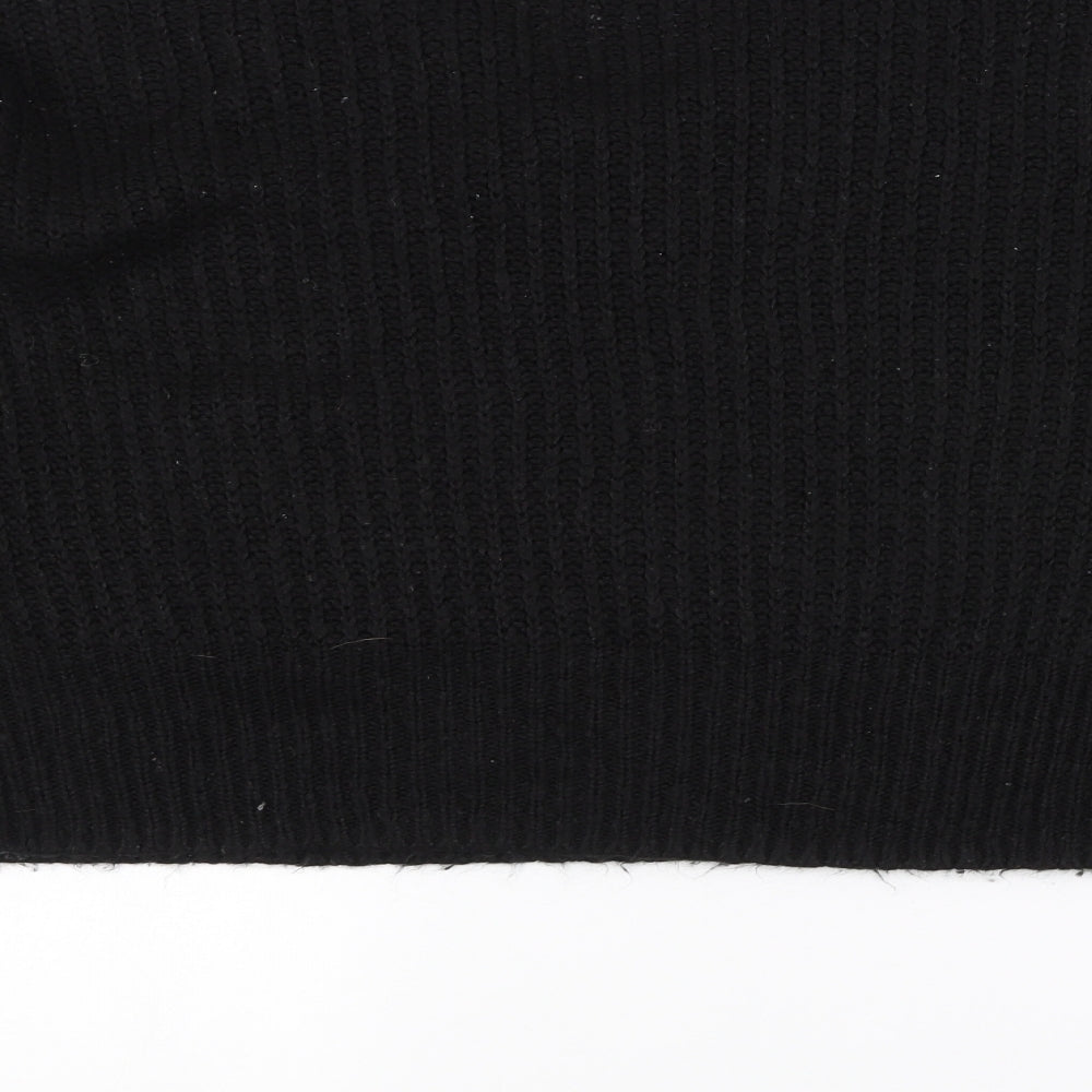TU Womens Black Knit Pullover Jumper Size 16