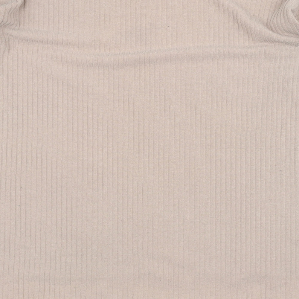 Boohoo Womens Brown Pullover Jumper Size 14