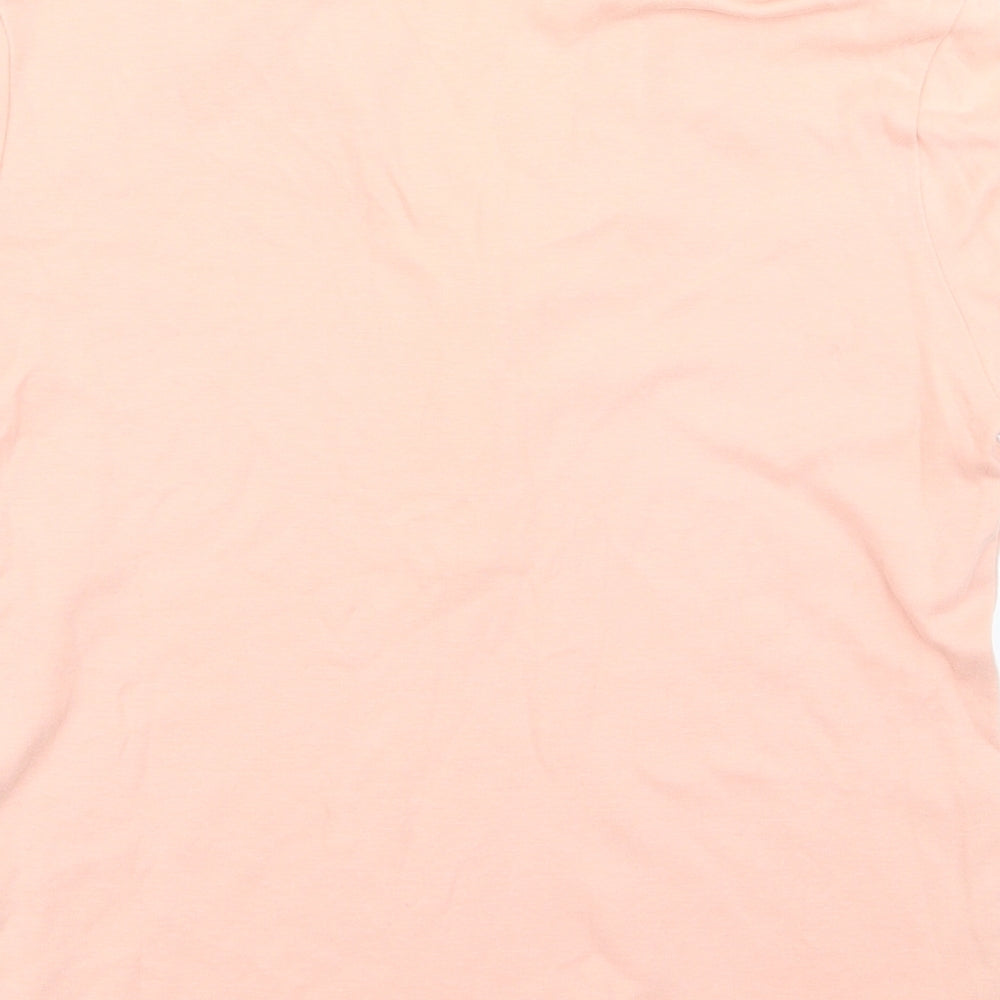 m&s Womens Pink Basic Polo Size 10
