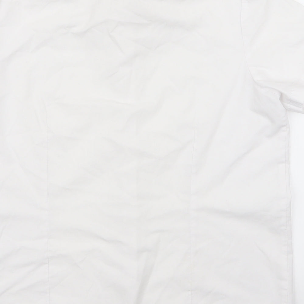 gerge Girls White Basic Button-Up Size 12 Years