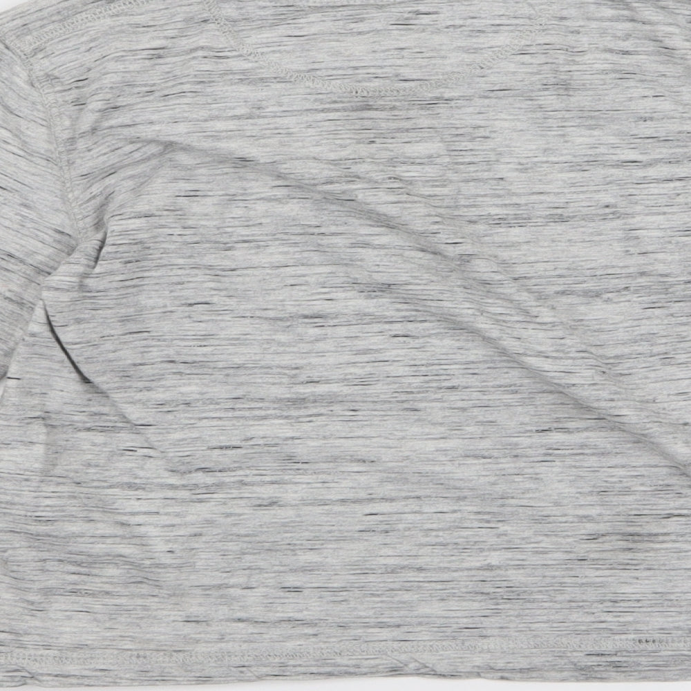 H&M Boys Grey Striped Basic T-Shirt Size 4 Years