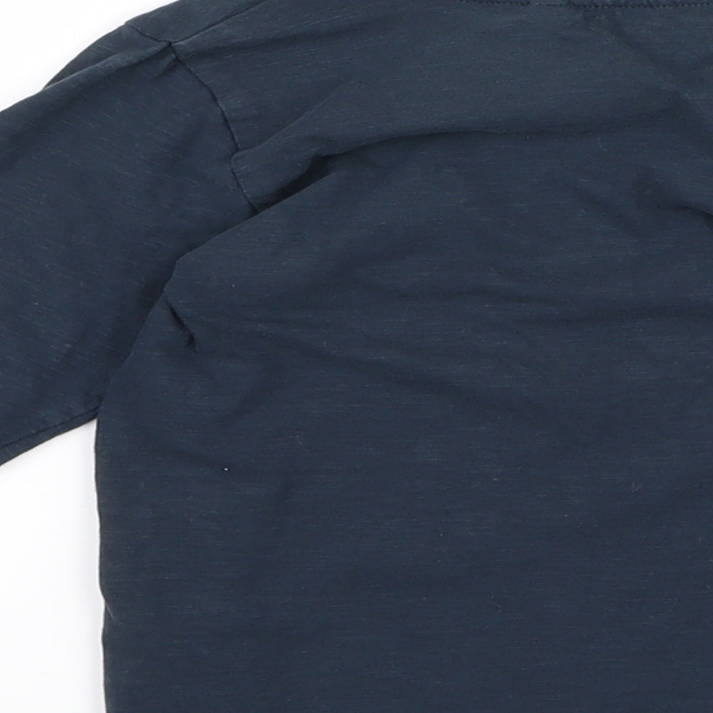 Next Boys Blue Rayon Basic T-Shirt Size 5 Years