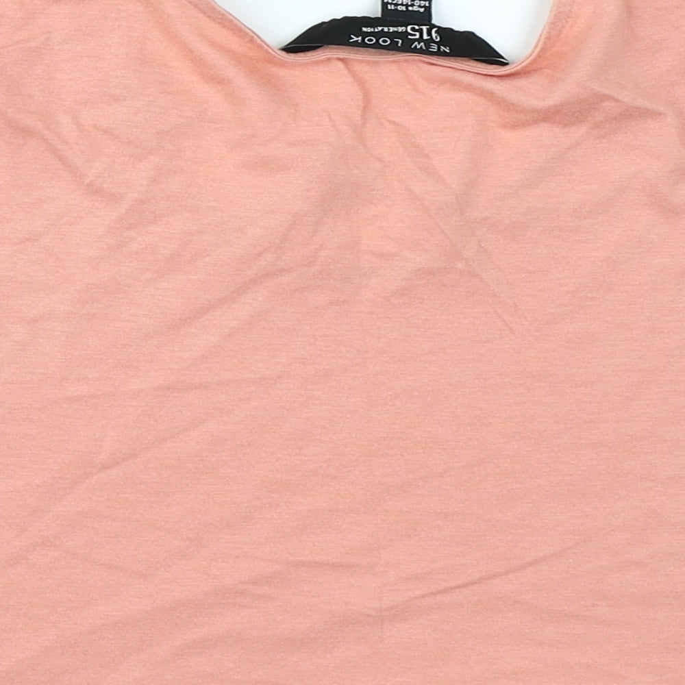 915 Generation Girls Pink Cropped T-Shirt Size 10-11 Years