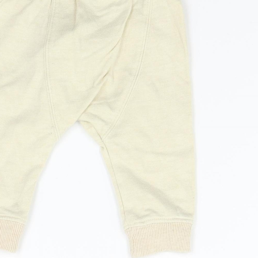 F&F Baby Beige Track Pants Trousers Size 0-3 Months