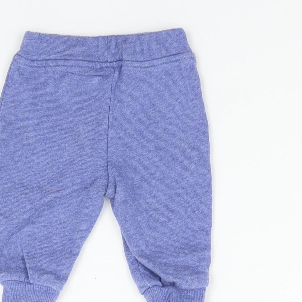 TU Boys Blue Track Pants Trousers Size 0-3 Months