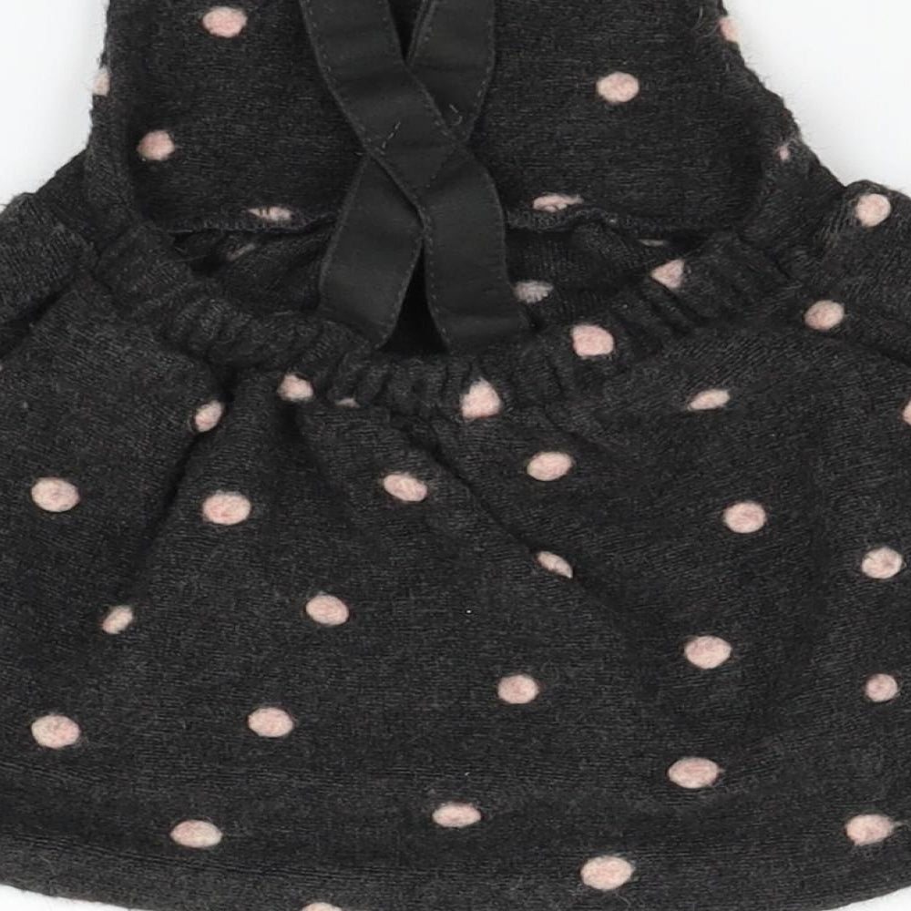 George Baby Grey Polka Dot Fit & Flare Size 3-6 Months