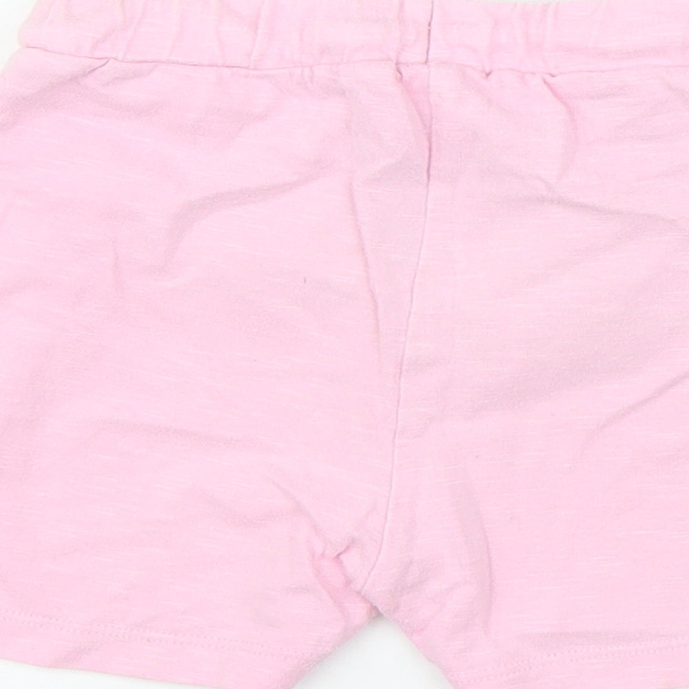 Marks & Spencer Girls Pink Capri Leggings Size 18 Months