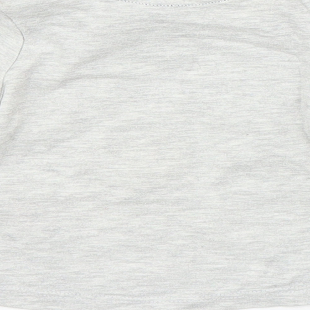 F&F Baby Grey Basic T-Shirt Size 0-3 Months