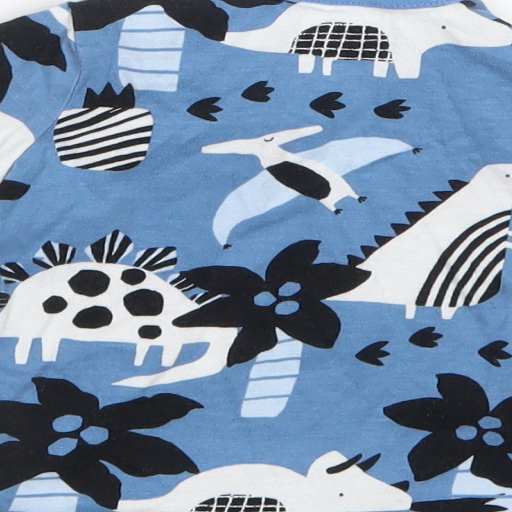 Next Boys Blue Geometric Basic T-Shirt Size 0-3 Months