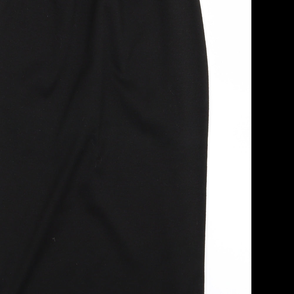 Preworn Womens Black Straight & Pencil Skirt Size S - Stretch waistband