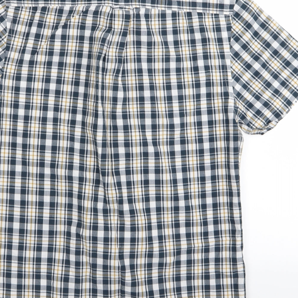 Jack Wills Mens Multicoloured Check Button-Up Size S