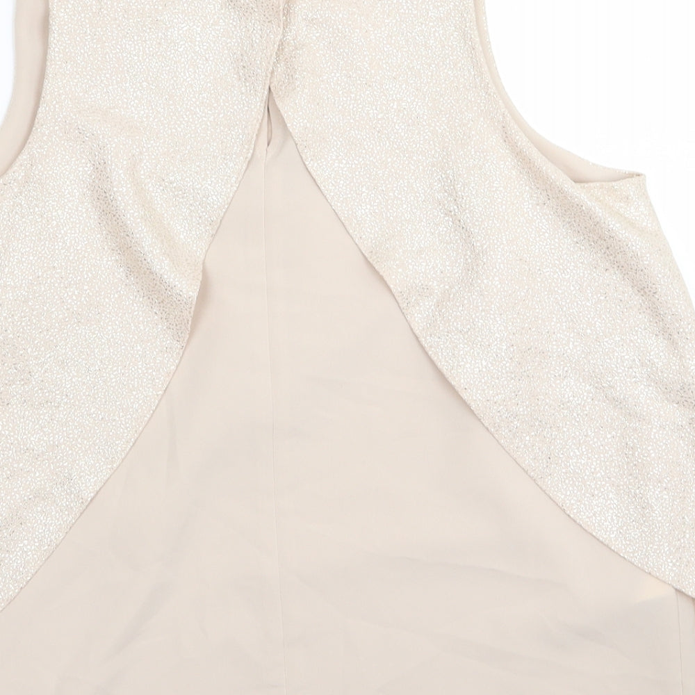 NEXT Womens Gold Basic T-Shirt Size 10