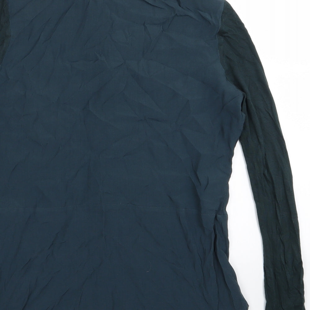 LK bennet Womens Blue Basic Button-Up Size 8